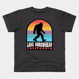 Lake Arrowhead California Bigfoot Sasquatch San Bernardino Mountains Kids T-Shirt